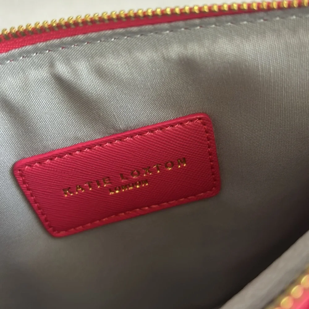 New without tags Katie Loxton London faux leather pink Bag of Tricks